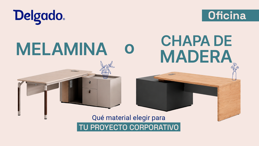 Materiales: Chapa de Madera o Melamina en Módulos de Oficina