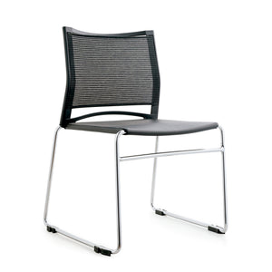 SILLA DE VISITA STELLA MALLA/ PLASTICO (CM836N)