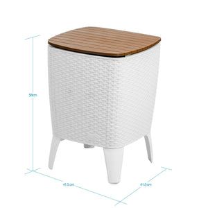 Mesa Taburete Con Cooler Integrado