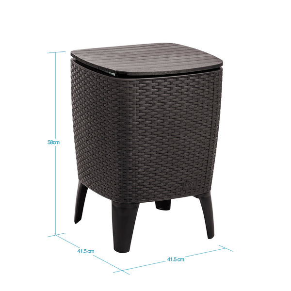 Mesa Taburete Con Cooler Integrado