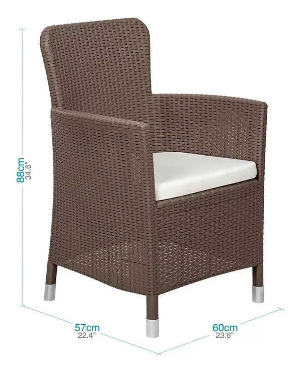 Comedor De 4 Puestos Para Exteriores