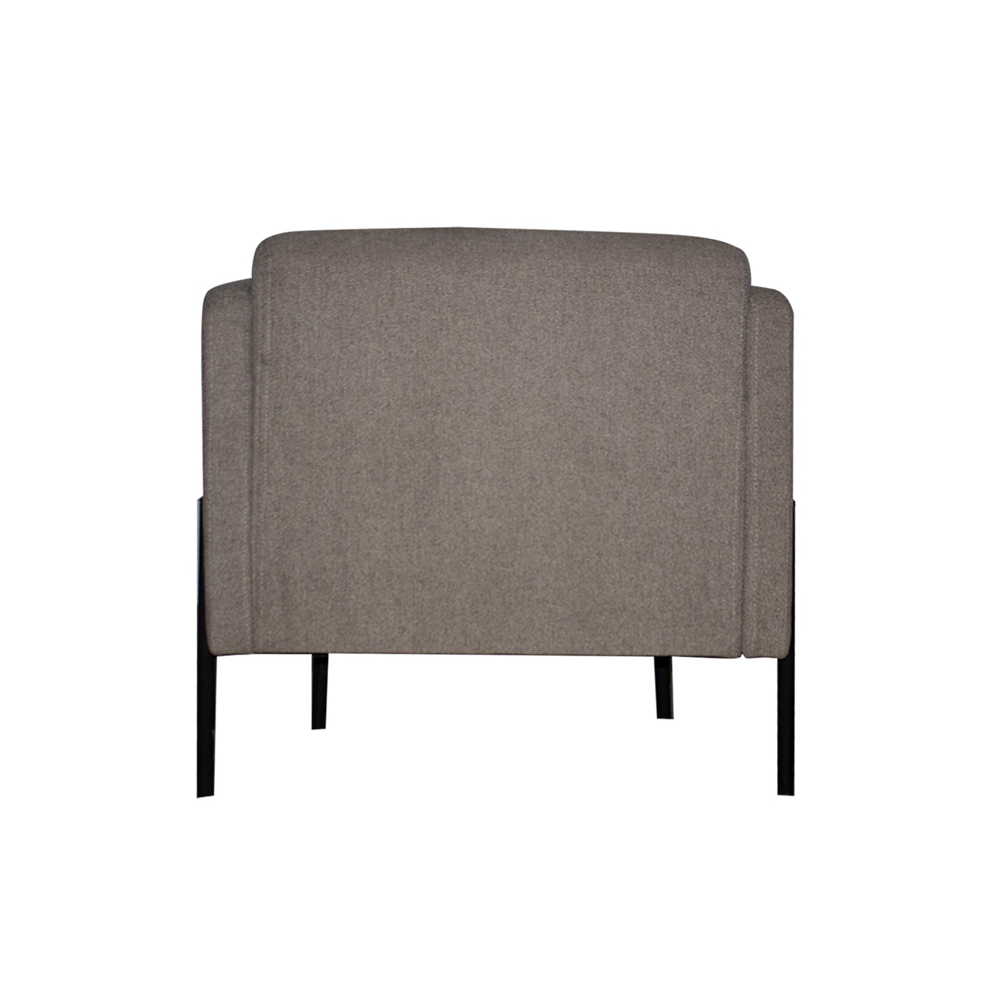 Sillón Dolby Respaldo Bajo Tapizado En Tela