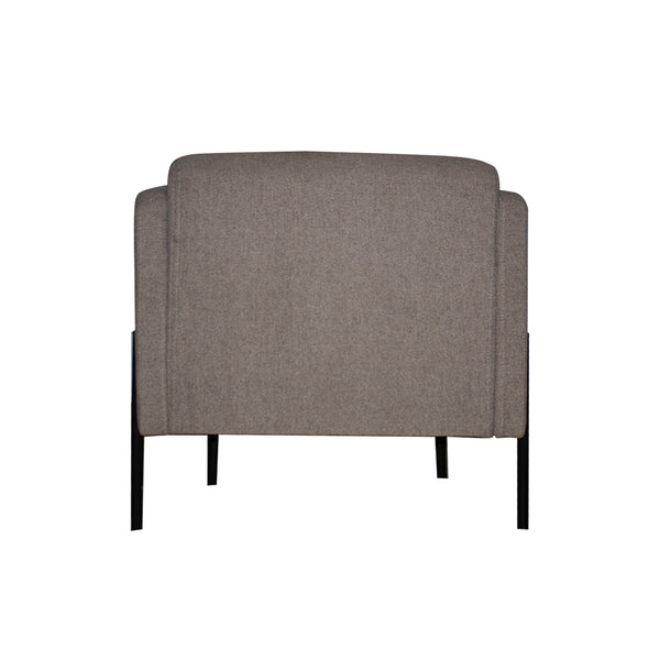 Sillón Dolby Respaldo Bajo Tapizado En Tela