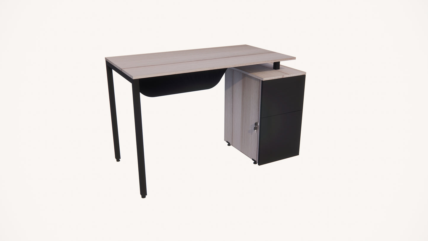 ESCRITORIO RECTANGULAR SECRETARIAL DE 1.60 MTS (402-23)