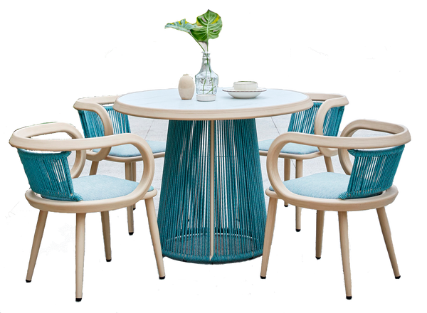 COMEDOR CIRCULAR CON 4 SILLAS (3270CI)