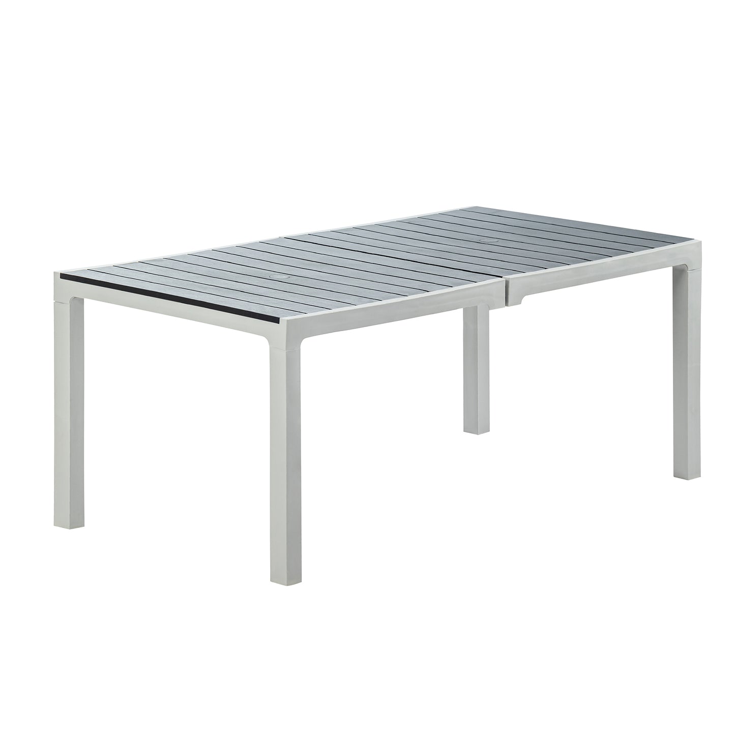Mesa Minimalista Rectangular En Polipropileno