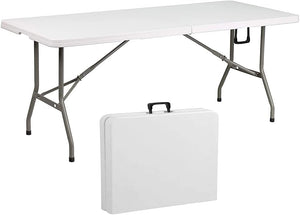 Mesa blanca tipo fiesta