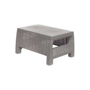 Juego de sala en l con mesa de centro