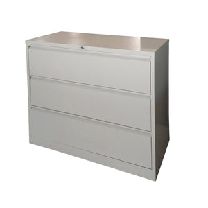 ARCHIVERO METALICO HORIZONTAL DE 3 GAVETAS