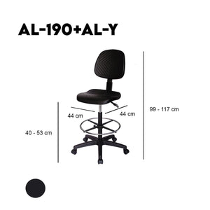 SILLA TIPO CAJERO INDUSTRIAL TEKNO (AL-190 + NW)