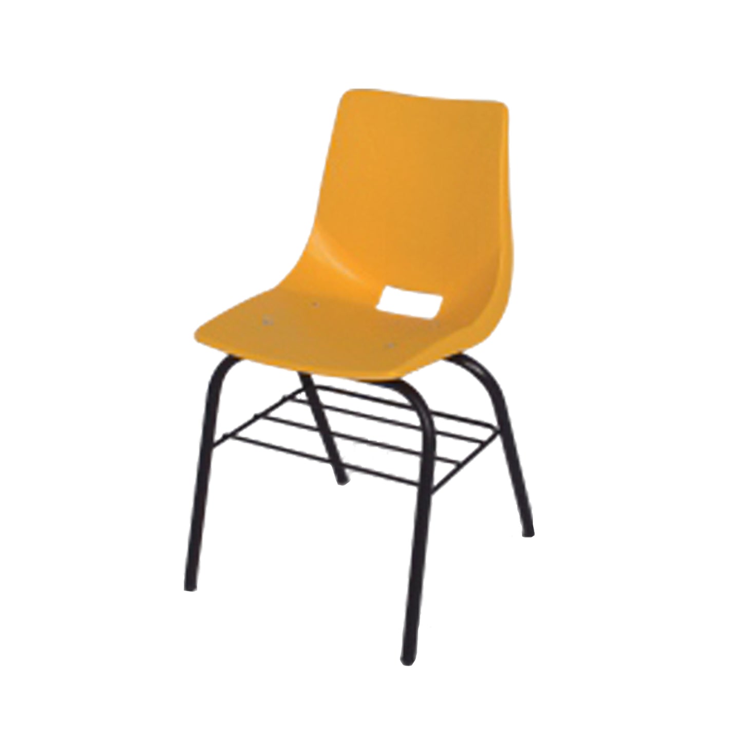 SILLA DE POLIPROPILENO MEDIANA CON PARRILLA