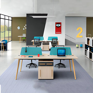 ESTACION DE TRABAJO CON MAMPARAS FIRENZA FLY (FF-512)
