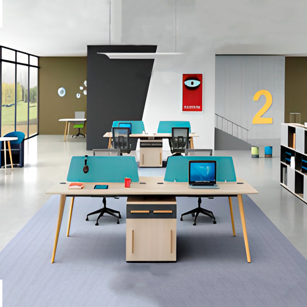 ESTACION DE TRABAJO CON MAMPARAS FIRENZA FLY (FF-512)