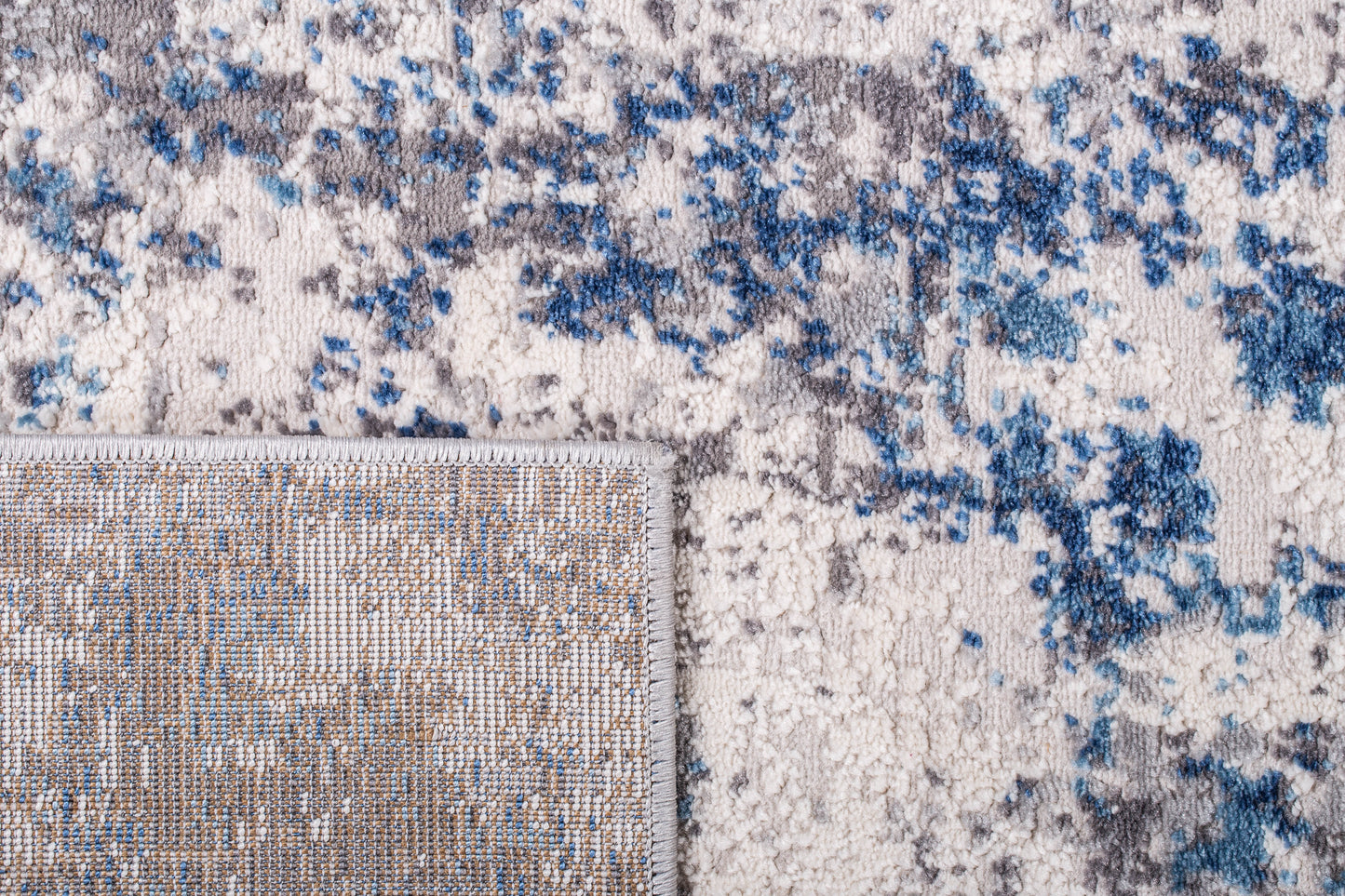 TAPETE NIDA U2011 AZUL CREMA DE 160X230