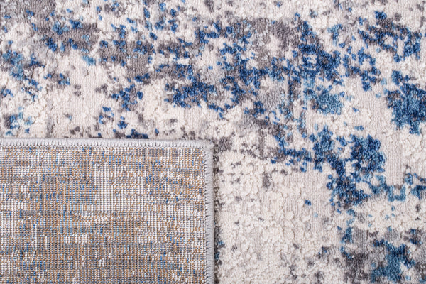 TAPETE NIDA U2011 AZUL CREMA DE 160X230