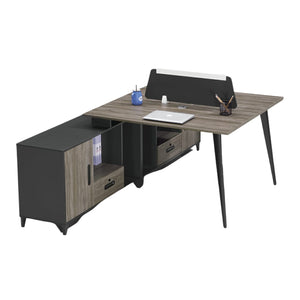 ESTACION DE TRABAJO CON CREDENZA BAJA, DERECHO O IZQUIERDO (FFB-514)